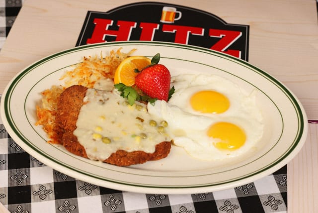 Chicken Fried Steak & Eggs.